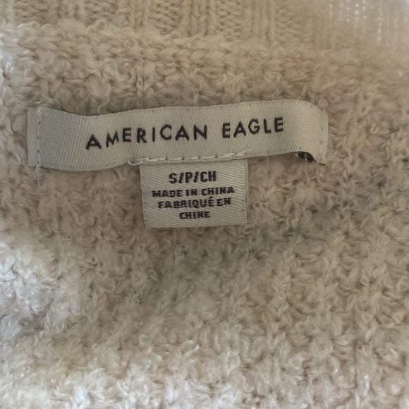 American Eagle Oversized Dreamspun V-neck Sweater - Picture 5 of 7